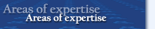 Areas of expertise